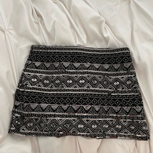 Zara sequined skirt size small